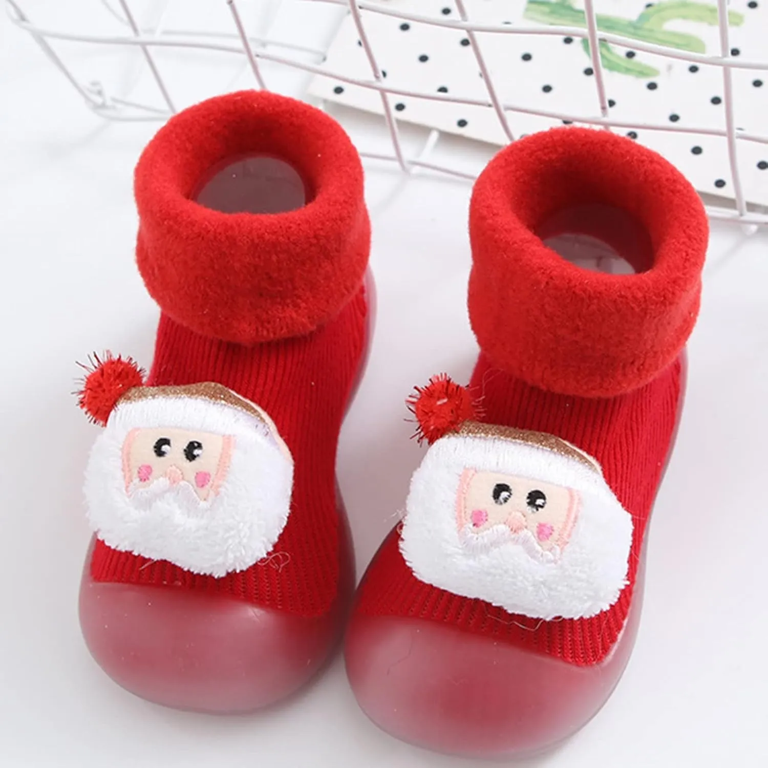 Shoes for Kids,Snow Christmas Baby Socks Shoes Children Baby Socks Cartoon Baby Toddler Floor Socks Shoes Boy Shoes