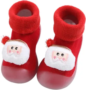 Shoes for Kids,Snow Christmas Baby Socks Shoes Children Baby Socks Cartoon Baby Toddler Floor Socks Shoes Boy Shoes
