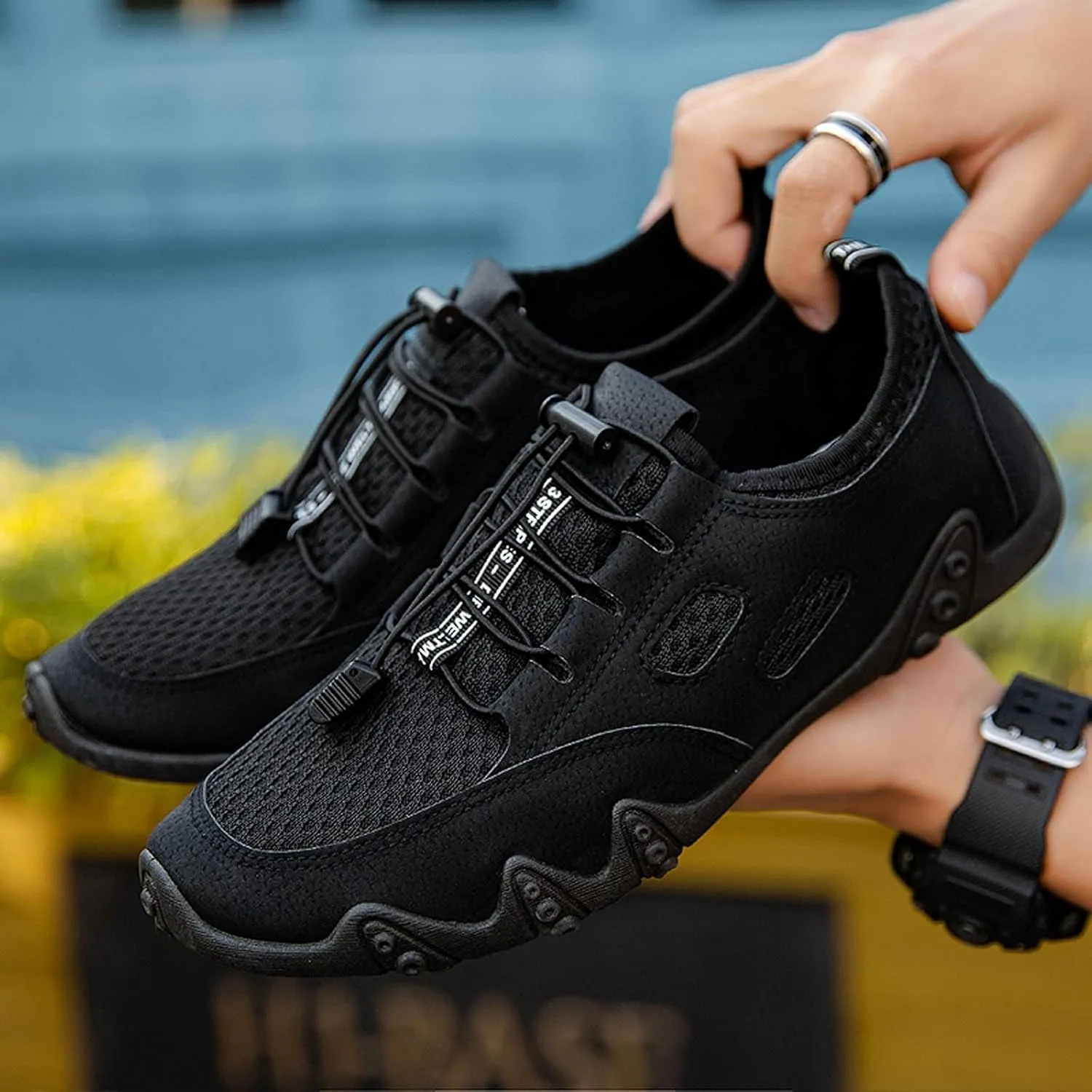 Slip on Shoes for Men Men's Fashion Men's Classic Fashion Sneakers White Shoes Men Lightweight Sport Gym Jogging Walking Sneakers Slip Dress