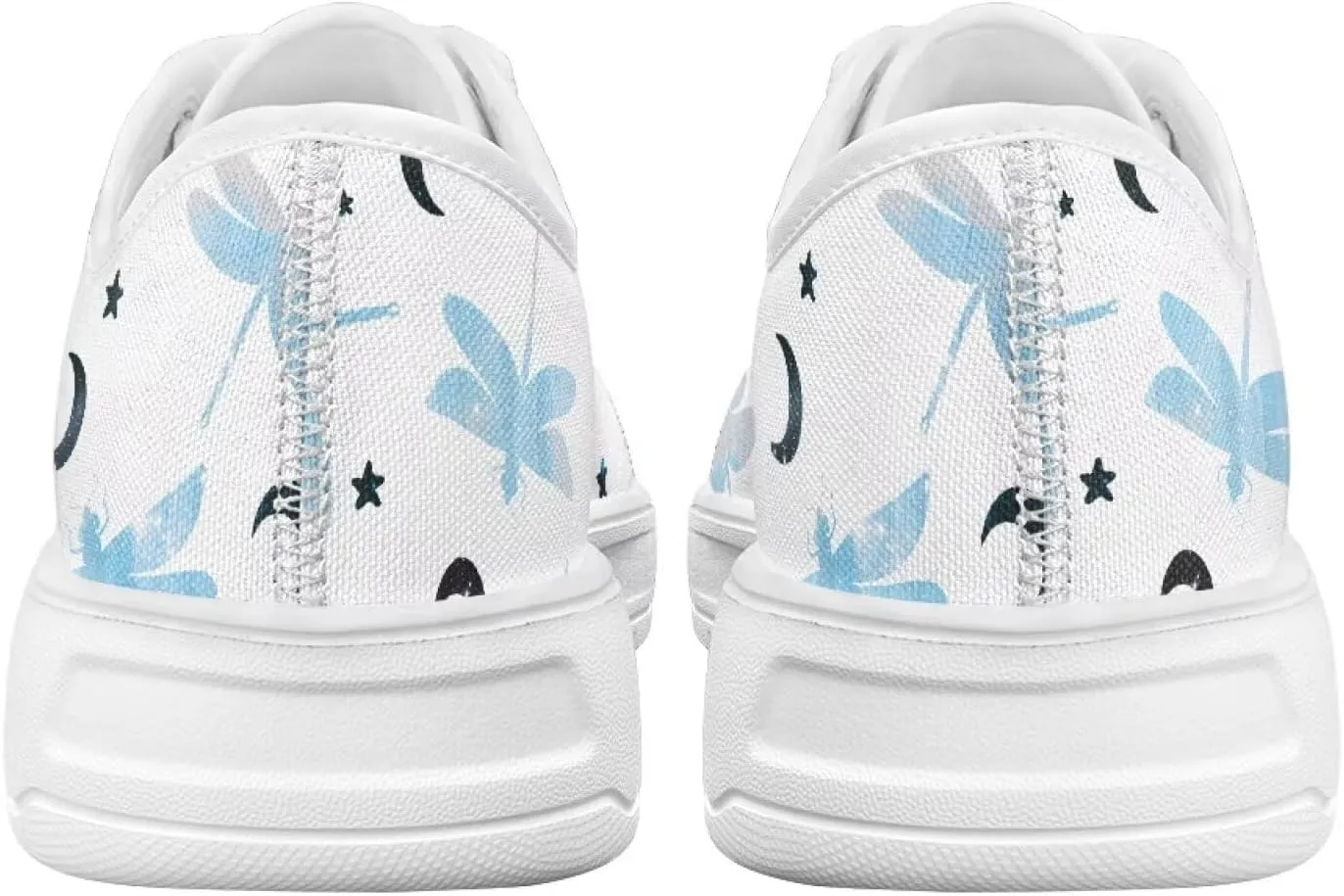 Slip on Sneakers Womens Wide Width Casual Breathable Polyester Running Sneakers Lightweight Low Top Soft Sole Walking Shoes