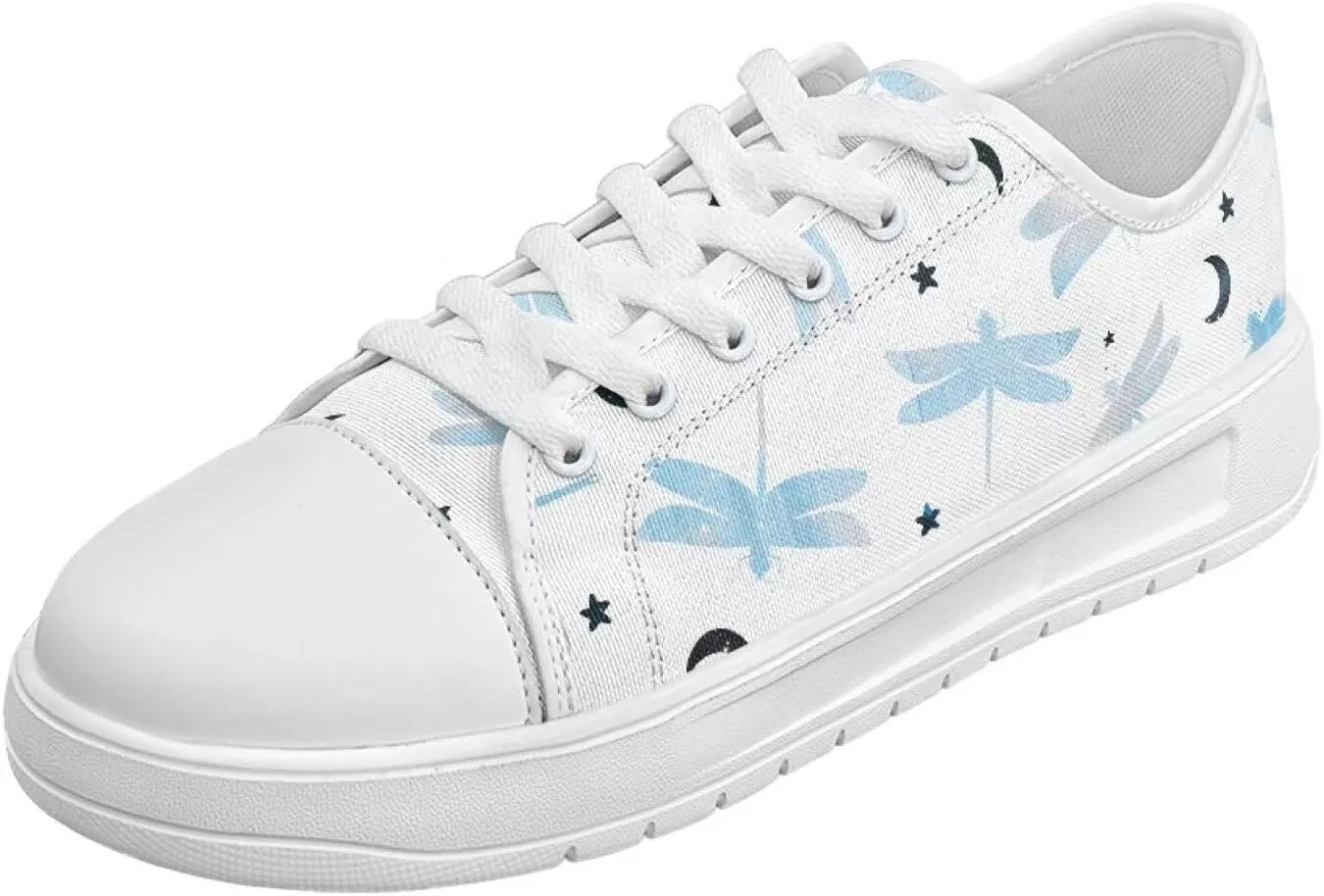 Slip on Sneakers Womens Wide Width Casual Breathable Polyester Running Sneakers Lightweight Low Top Soft Sole Walking Shoes