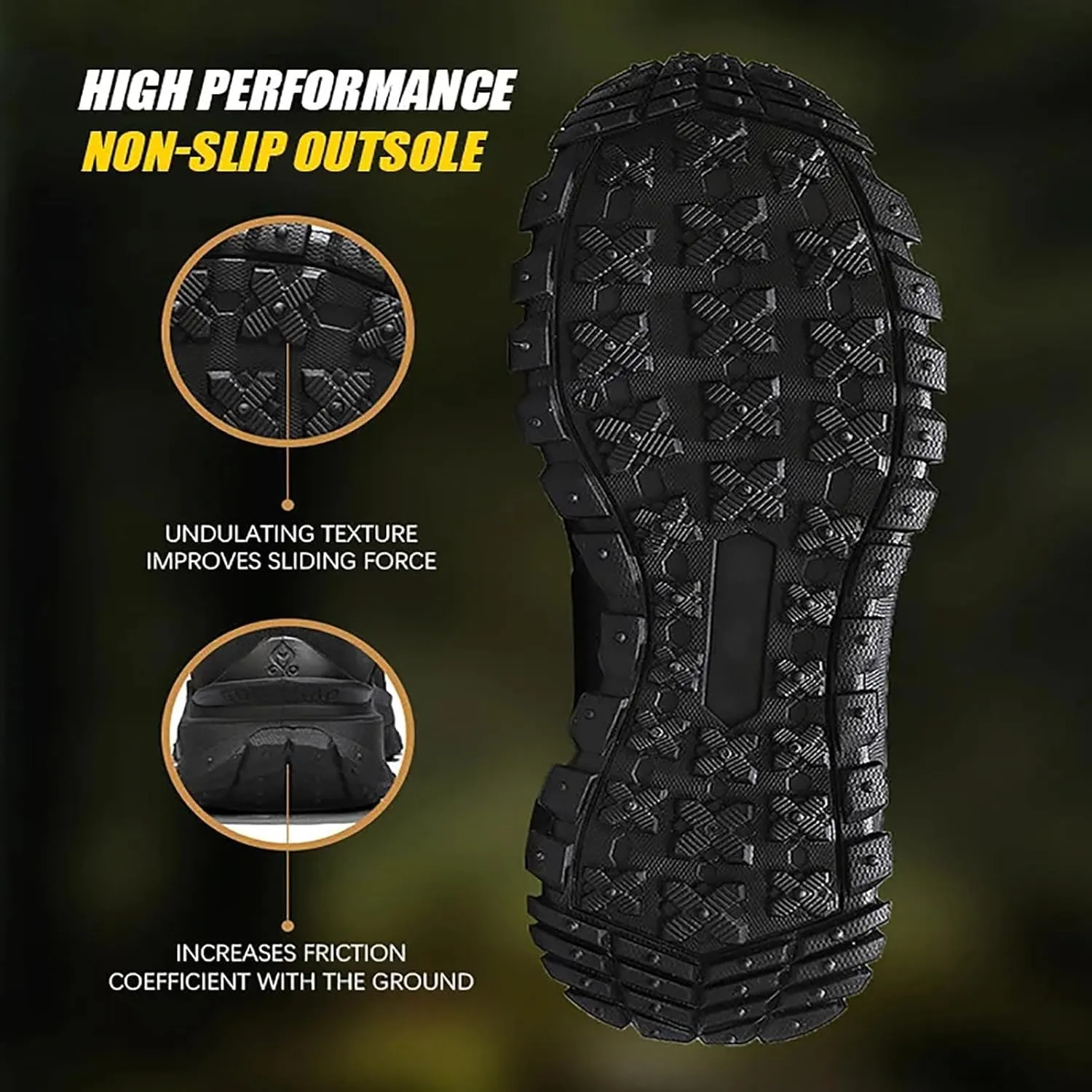 The First Young Shoes Men,Steeltoe Boots for Mens Outdoo, Hiking Orthopedic Hiking Shoes for Outdoor Boots 