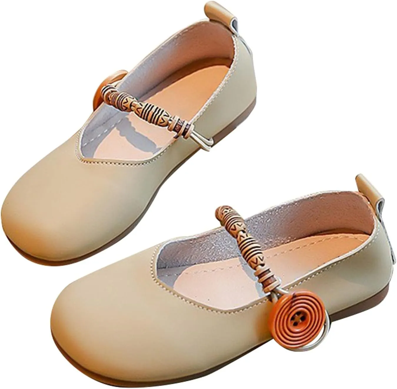 Toddler Girls Dress Shoes Comfortable Slip On Ballet Flats Dress Shoes for Business Casual Work Offic Wedding