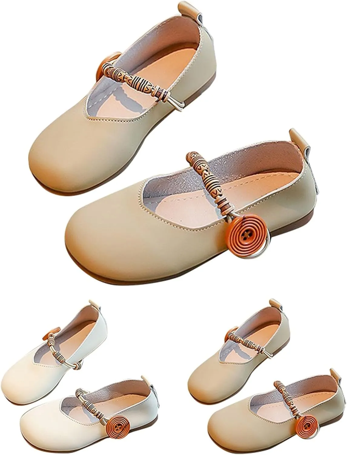 Toddler Girls Dress Shoes Comfortable Slip On Ballet Flats Dress Shoes for Business Casual Work Offic Wedding