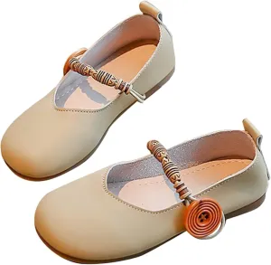 Toddler Girls Dress Shoes Comfortable Slip On Ballet Flats Dress Shoes for Business Casual Work Offic Wedding