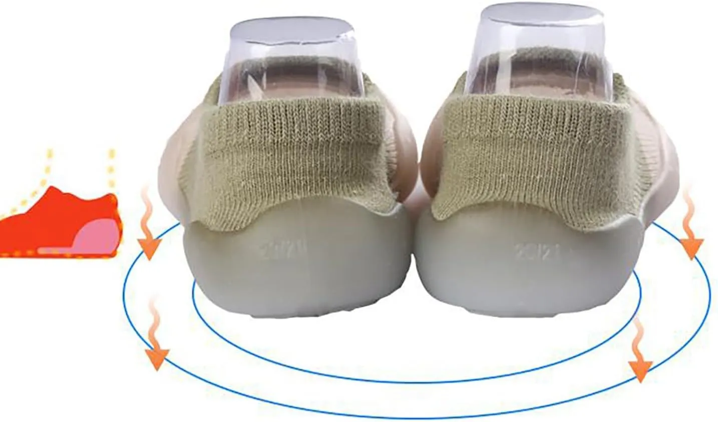 Toddler Infant Knit Sneaker Baby Newborn Boys Girls Sock Shoes Indoor First Walking Shoes Non Slip Comfy Casual Light