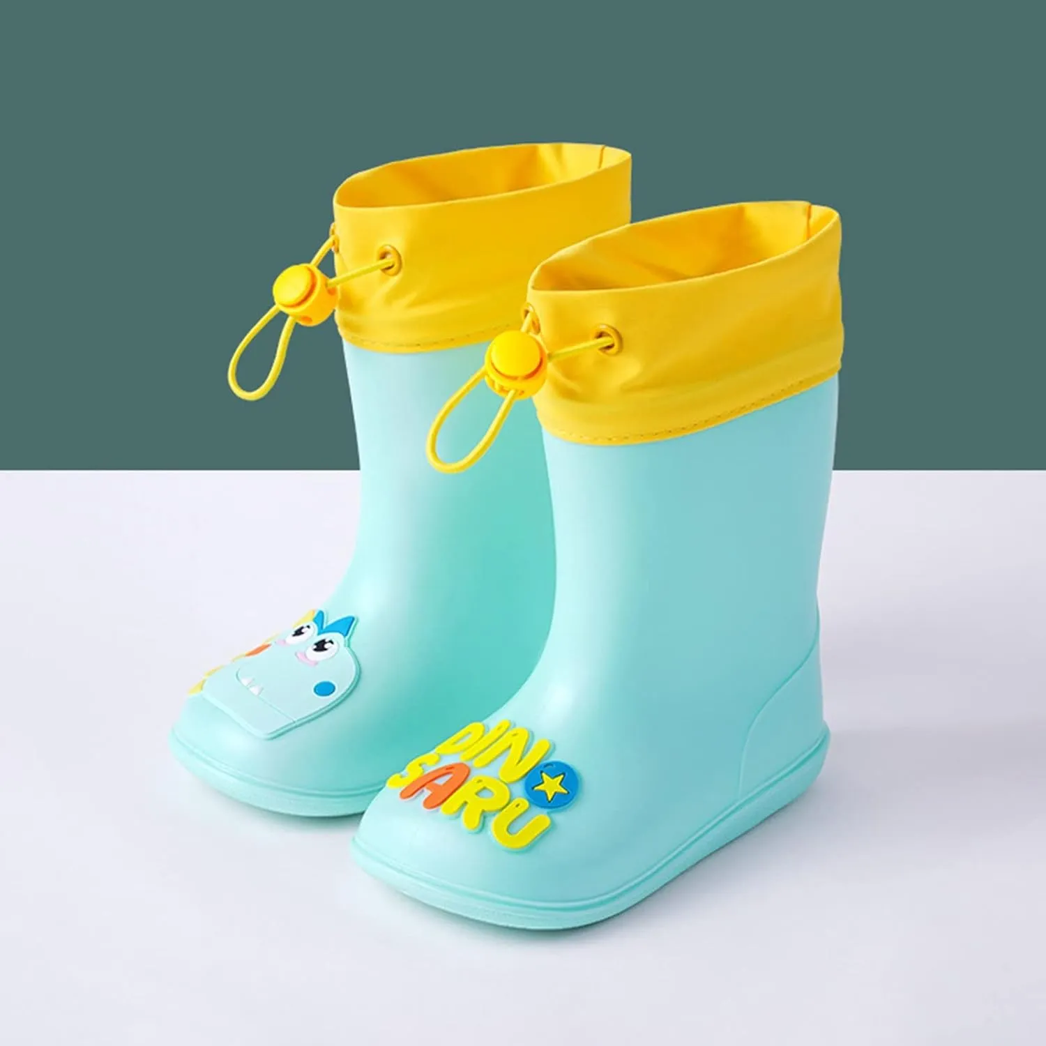 Toddler Rain Boots Baby Cartoo?? Rain Boots For Girls Non-Slip Rubber Waterproo?? Dinosaur Boots Rainboots Boots Boys