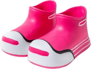Unisex-Child Rain Boots Boys Girls Cute Short Rain Boots Waterproof Non Slip Water Boots Toddler Kids Baby Booties