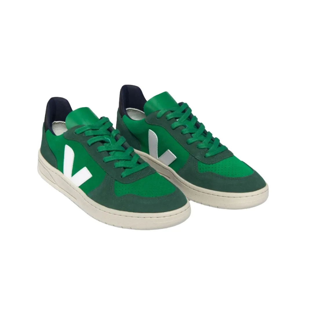 VEJA V-10 suede emeraude pierre black men