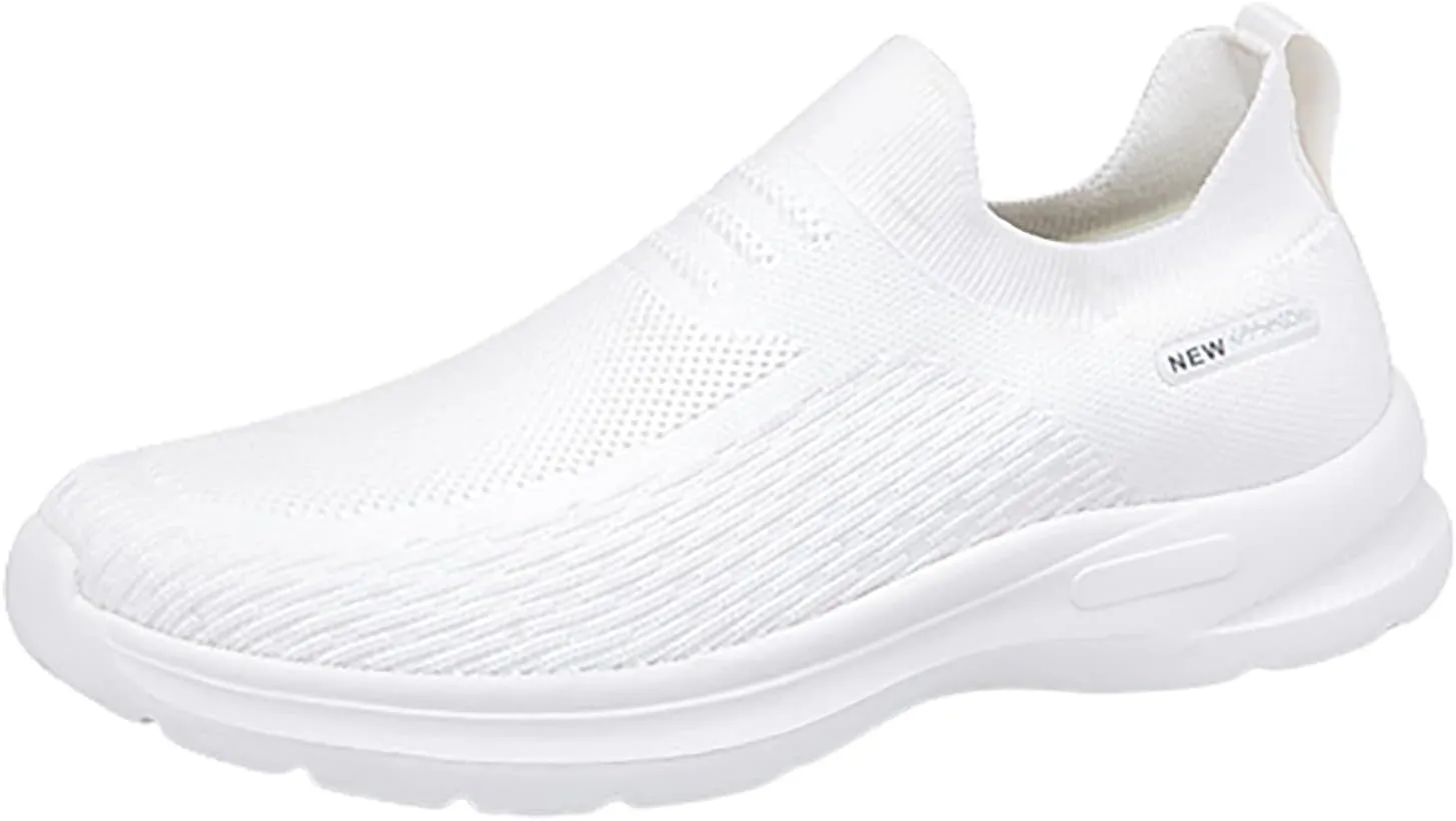 Wedge Sneakers for Women Dressy Size 10 Slip On Sneakers Women Wide Womens Basketball Shoes Size 9 Black Womens White Platform Sneakers Non Slip Work Shoes Women Size 8