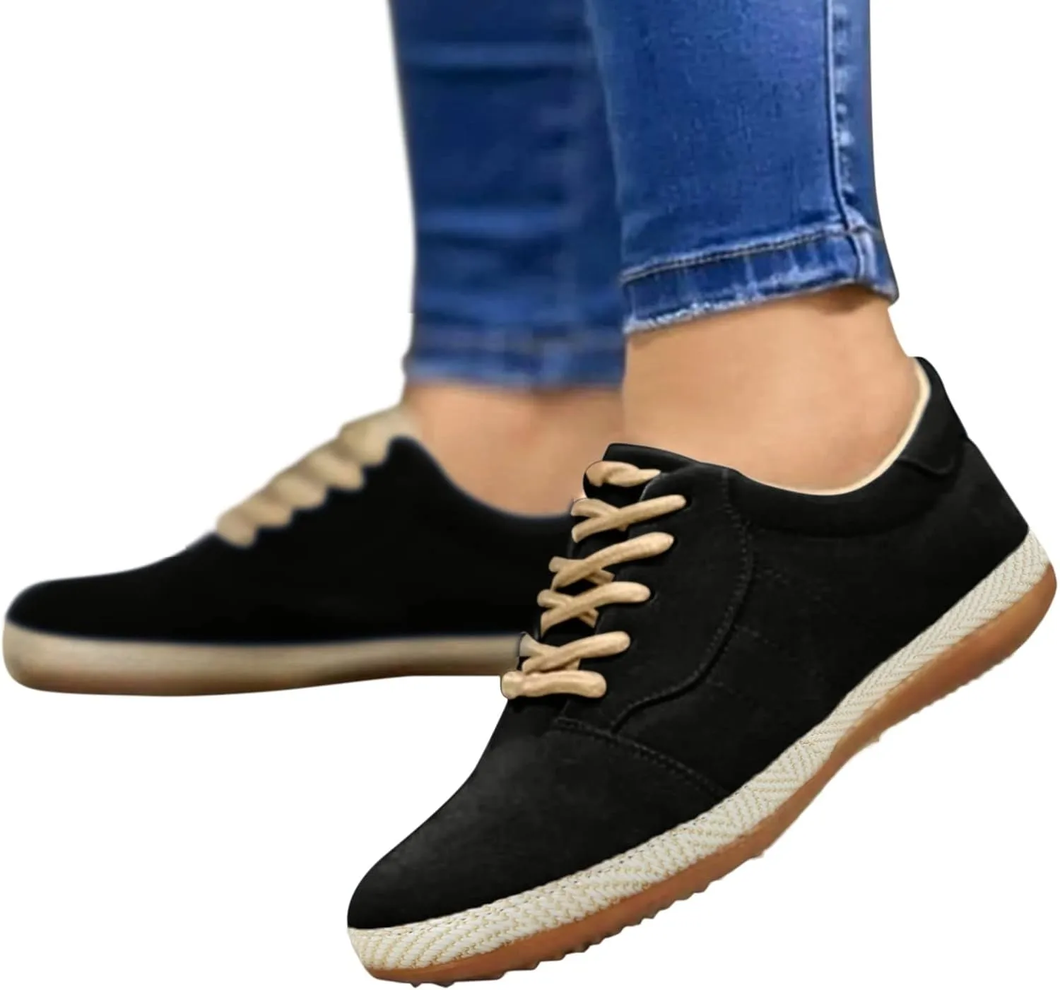 White Sneakers for Women Low Top Zapatos Confortables para Mujer Road Running Shoes Women Platform Sneakers for Women Wide Width Black Non Slip Womens Shoes Work Wide 8.5