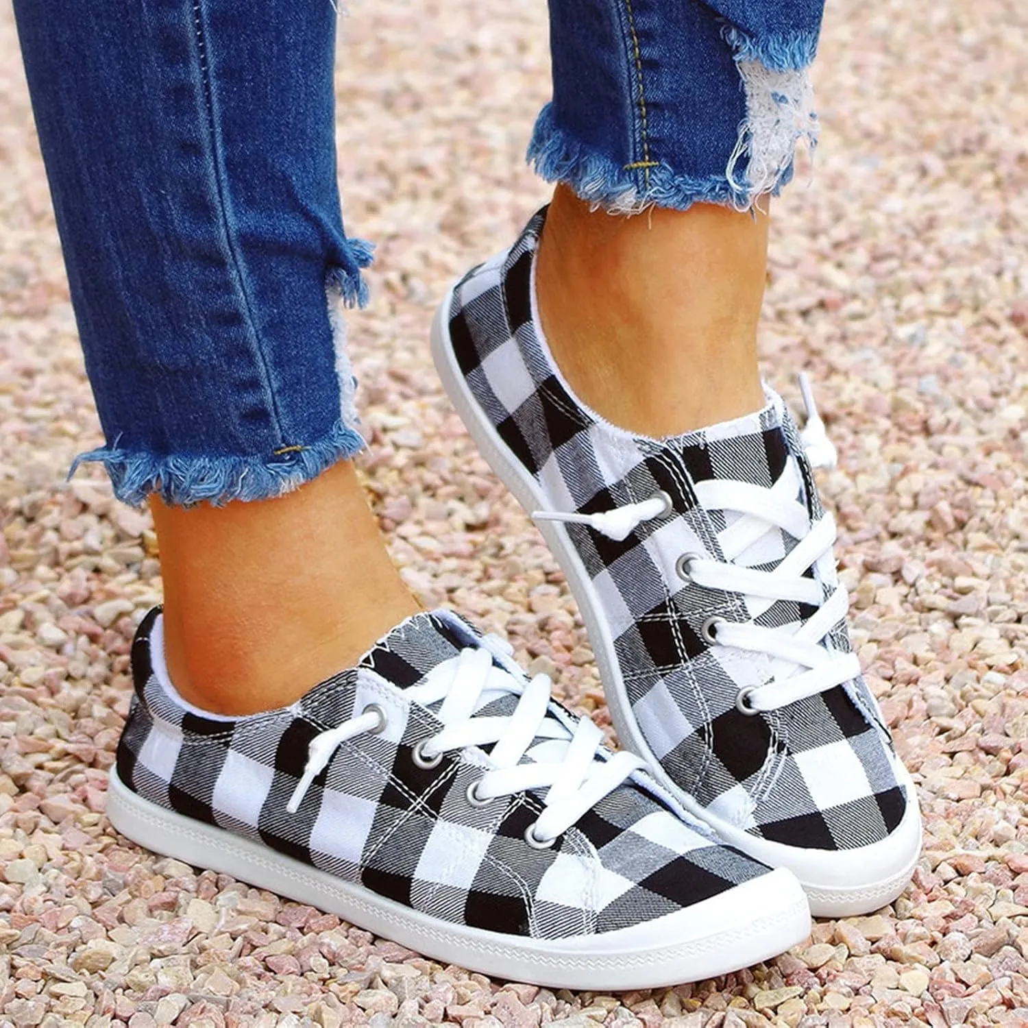 White Womens Sneakers Slip On Non Slip Work Shoes for Women Food Service Size 12 Winter Slip On Shoes for Women Outdoor Lightweight Sneakers for Women Size 8 Wide Zapatos para Gym Mujer