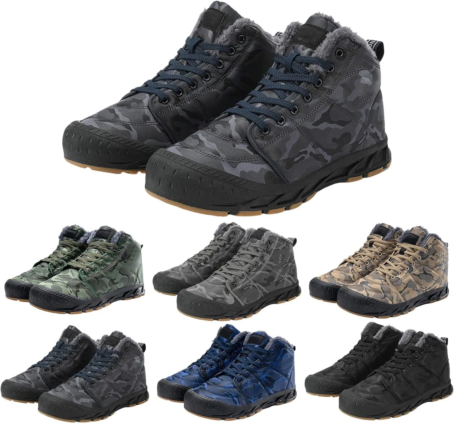 Winter Boots for Men Women's Snow Boots Size 8.5 Furry Boots Duck Boots Women's Classic Mini Boots Winter Suede Anti-Slip Ankle Snow Boots of Today