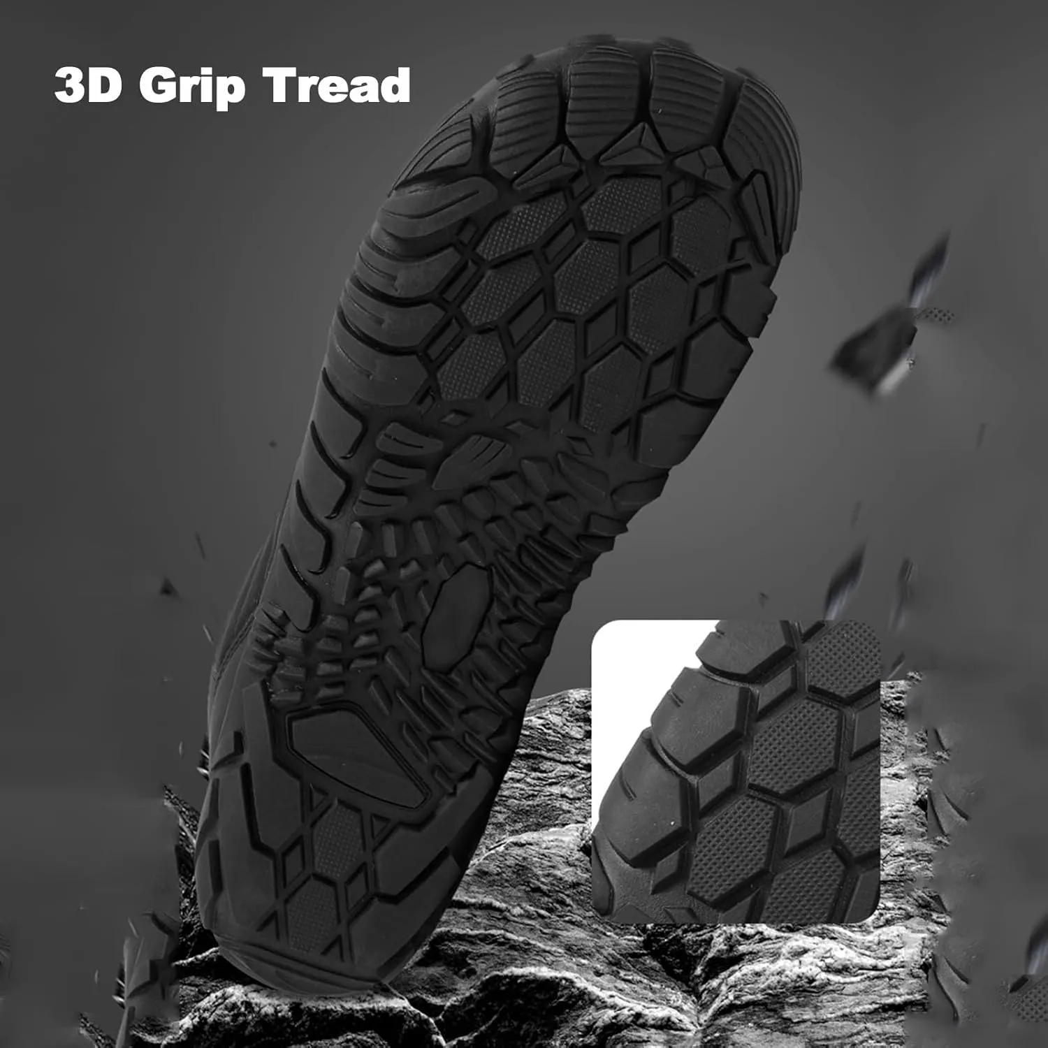 Winter Hike Barefoot Boots Womens,Warm Zero Drop Snow Boot Slip On Barefoot Footwear Men Wide Waterproof Hike Barefoot Shoes Women Hiking Walking Outdoor