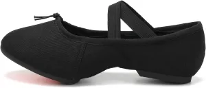 Women Canvas Practice Social Dance Shoes for Beginners Ballroom Dancing Shoes Low Heel