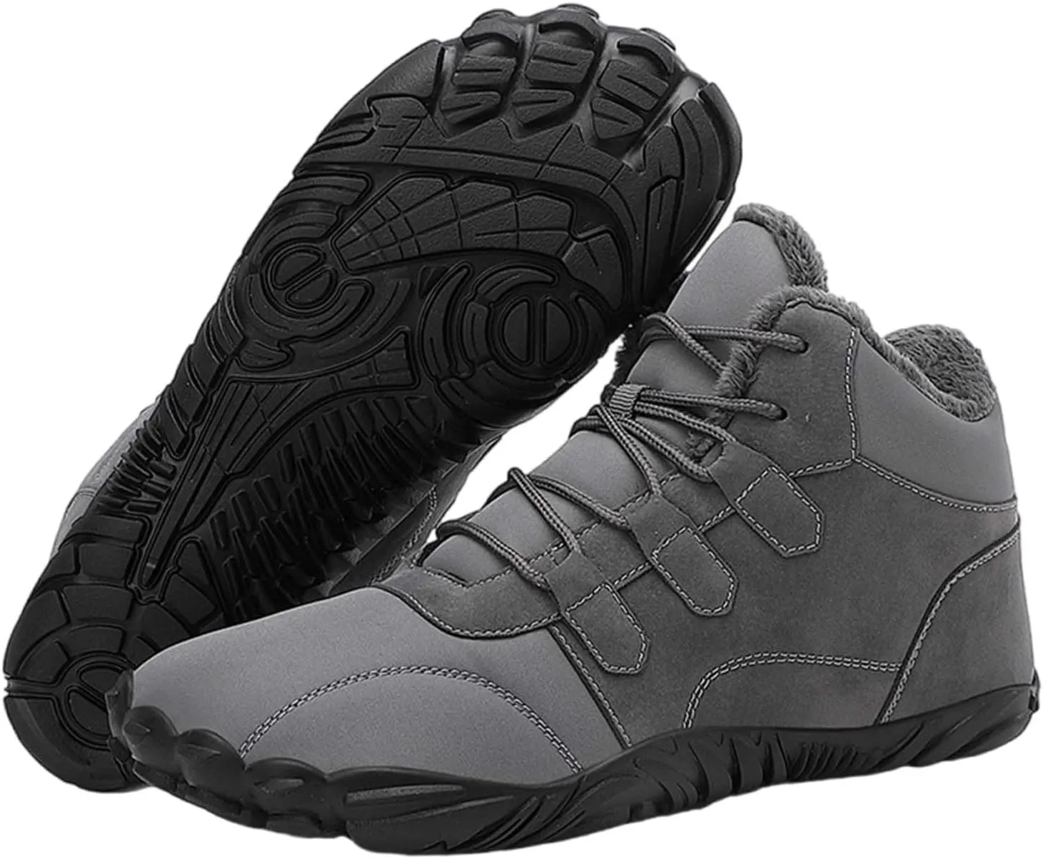 Women Winter Boots Wide Calf White and Black Winter Boots for Women Snow Boots Women Slip On Winter Boots for Women Womens Winter Booties Prime of Day Deals