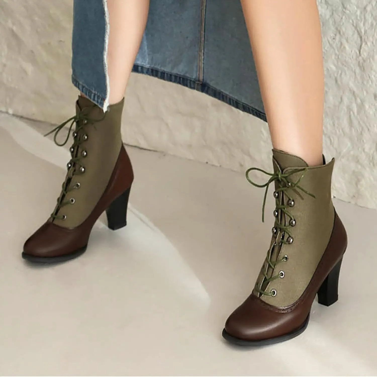 Womens Chelsea Boots Mid Calf Low Kitten Heel Suede Pointed Toe Stretch Fall Fashion Dressy Booties Mid-calf Side Zipper Rain