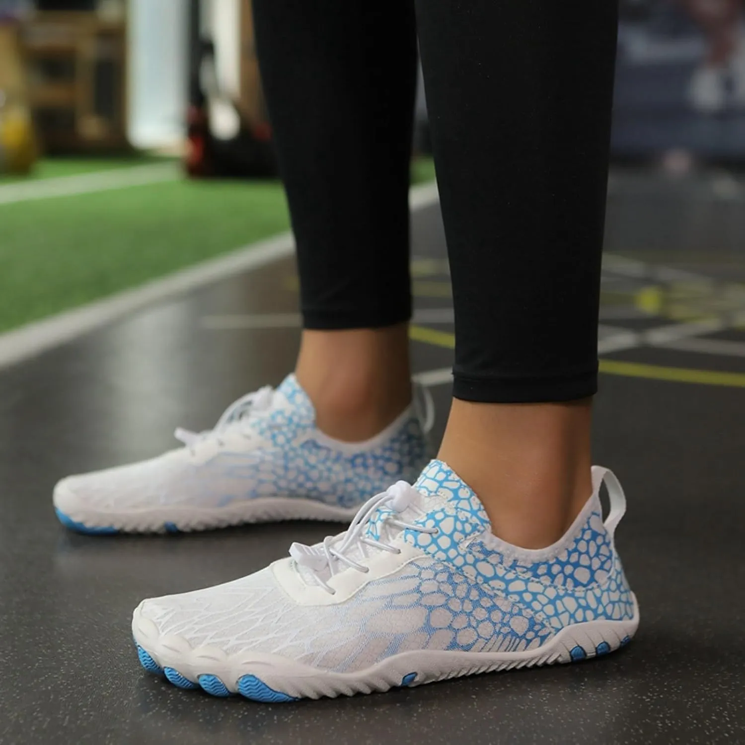 Women's Lightweight Quick Drying,Aqua Water Shoes Athletic Comfy Walking Shoes Men's and Women's Non Slip Sports Sneakers Outdoor River Tracing Shoe Summer Breathable Hiking Running Fitness Footwear