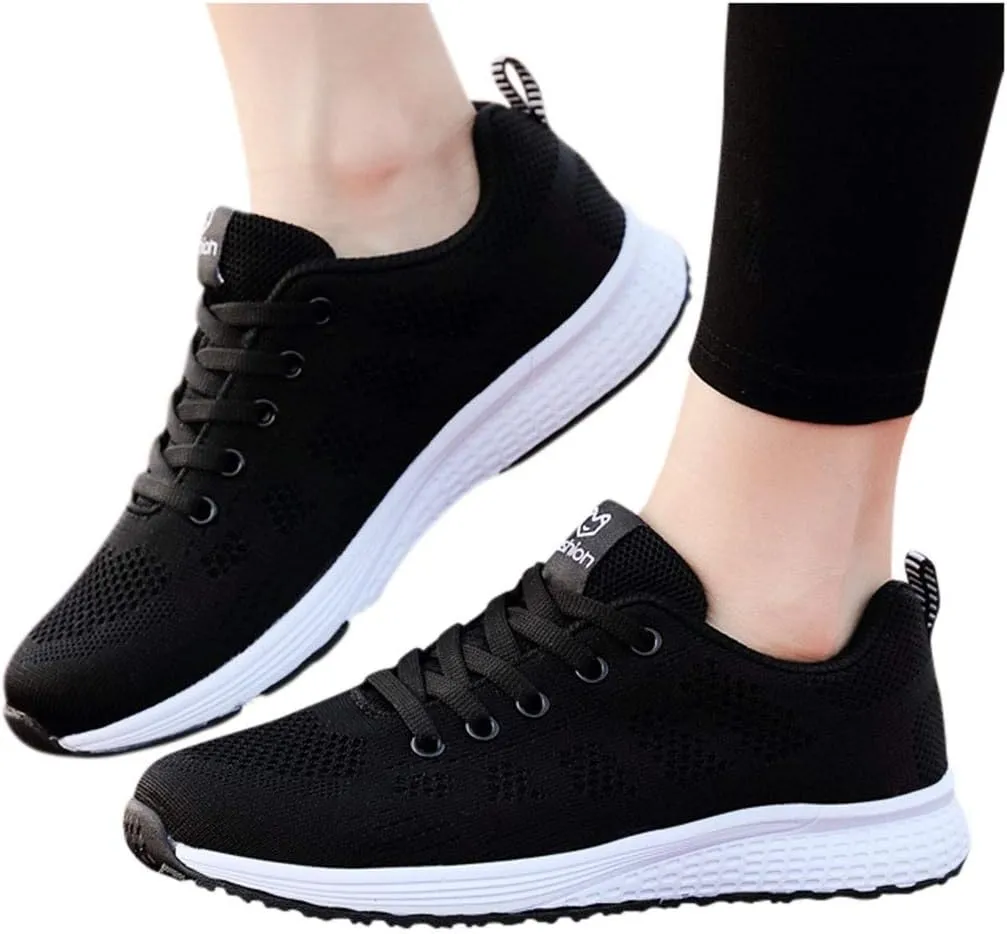 Womens Running Shoes Slip On Black Walking Shoes Women Arch Support Work Tennis Shoes for Women Office White Platform Shoes for Women Wide Walking Shoes Women Tan