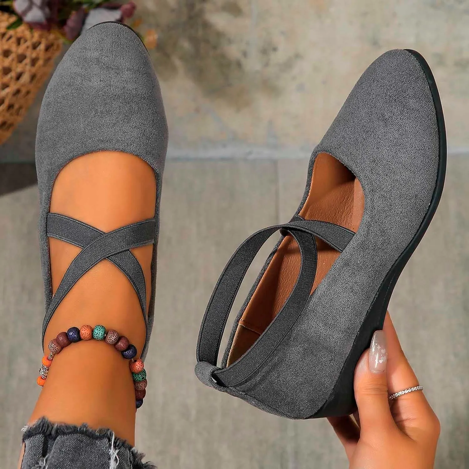 Women's Sandals Comfort Light Shoe Flat Flats Toe Shallow Slip on Comfortable Walking Shoes Fashion Dress Shoes 2025