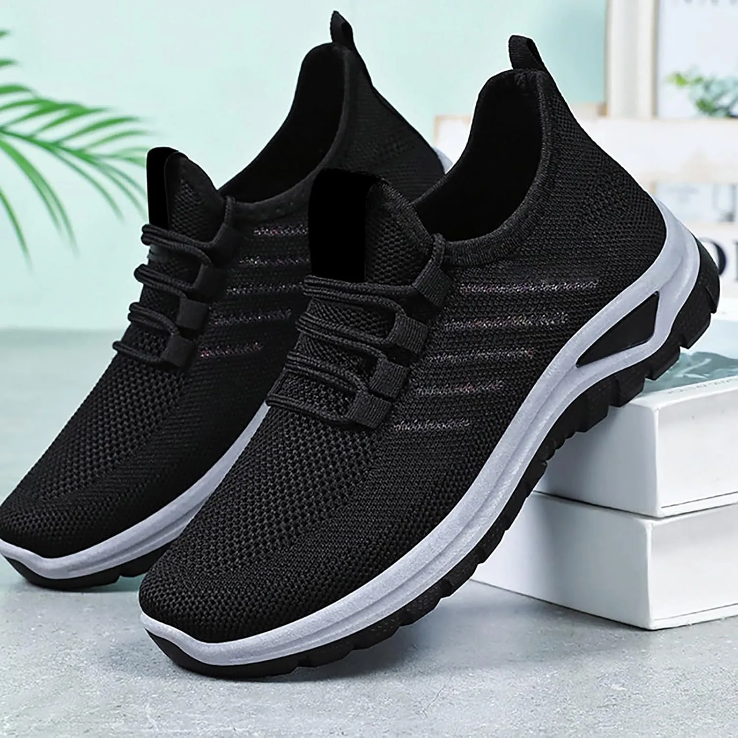 Women's Shoes Sneakers Lightweiht Breathable Mesh Athletic Shoes Summer Casual Fashion Non Slip Walking Workout Shoes