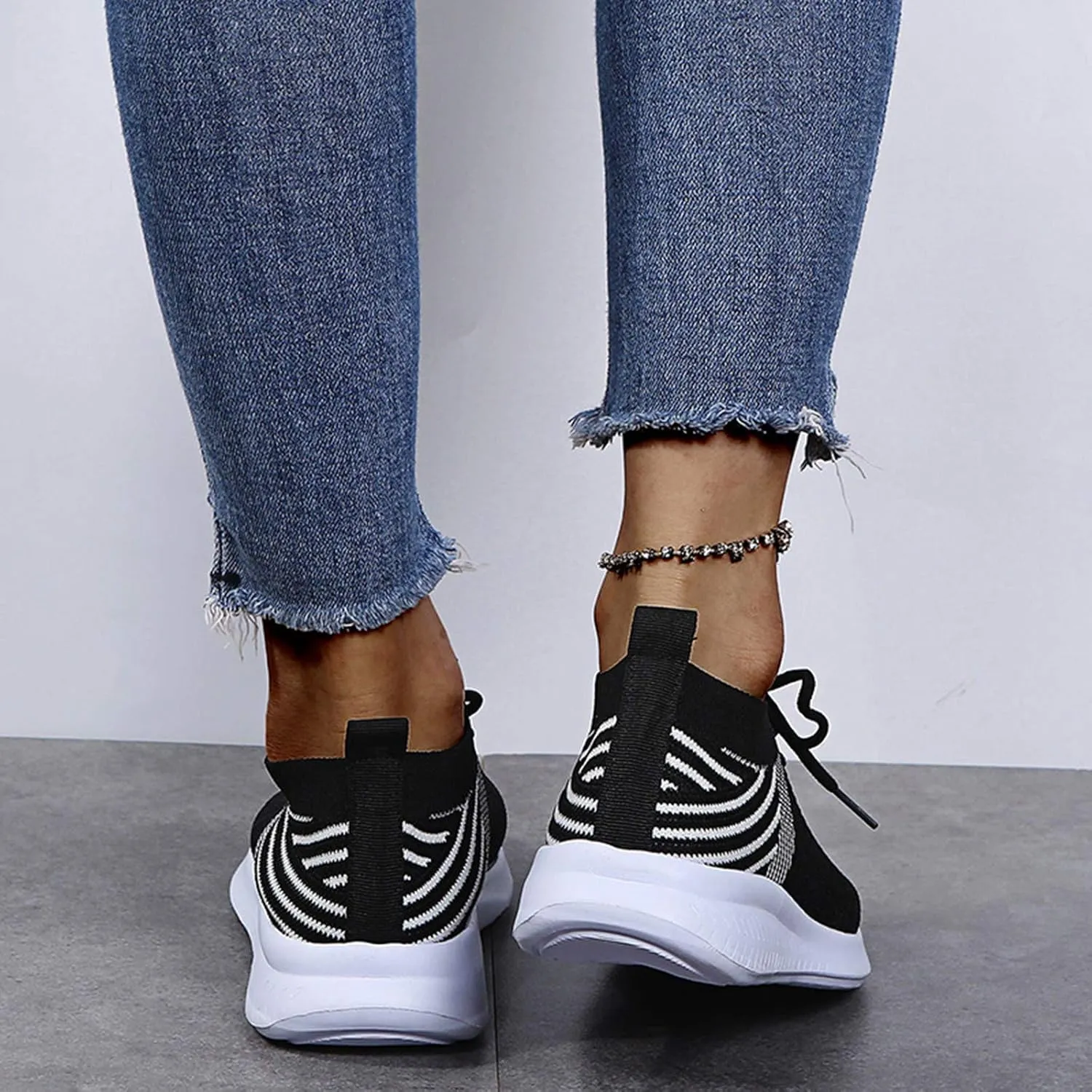 Womens Shoes Sneakers Tenis Antideslizantes para Mujer Azul Marino Women's Running Shoes Black Sole Womens Slip On Sneakers with Arch Support Red Women's Slip On Shoes