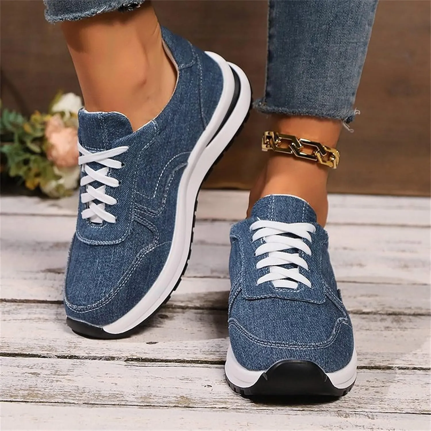 Womens Sneakers Walking Sneakers for Women Sports Shoes Women's Slip on Shoes Casual Flat Comfortable Walking Shoes