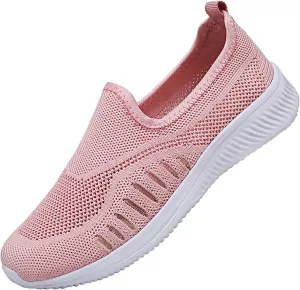 Women's Soft Orthopedic Shoes Breathable Woven Go Walking Slip On Foam Shoes Arch Support Hands Bass Shoes Men Casual