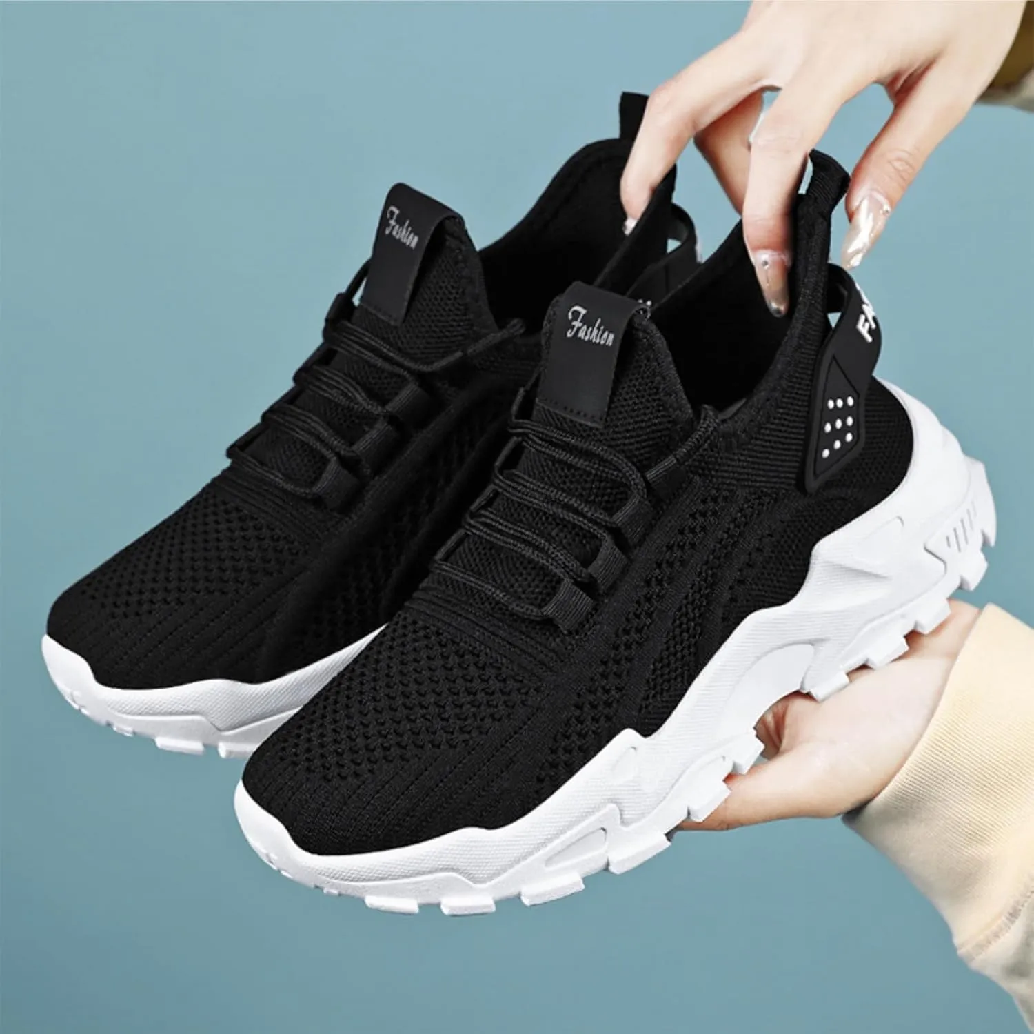 Womens Walking Shoes with Arch Support Lightweight Breathable Running Shoes Fashion Casual Non Slip Athletic Sneakers Mesh Workout Casual Sports Sneakers 2025