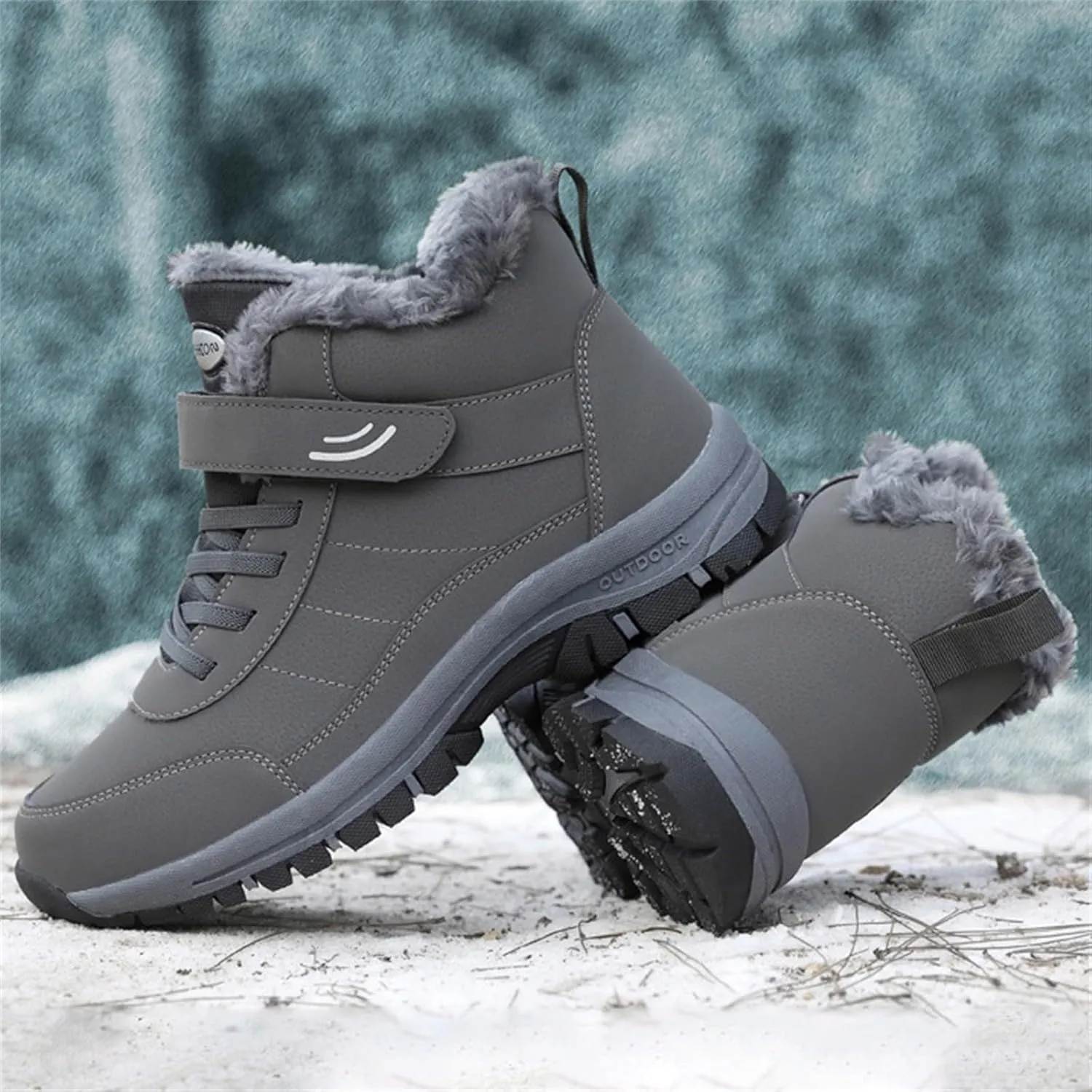 Work Boots for Men Waterproof Hiking Sneakers Shoes with Hook Loop Womens Working Shoes Insulated Waterproof Outdoor Shoes Lightweight Hike Grounded Footwear