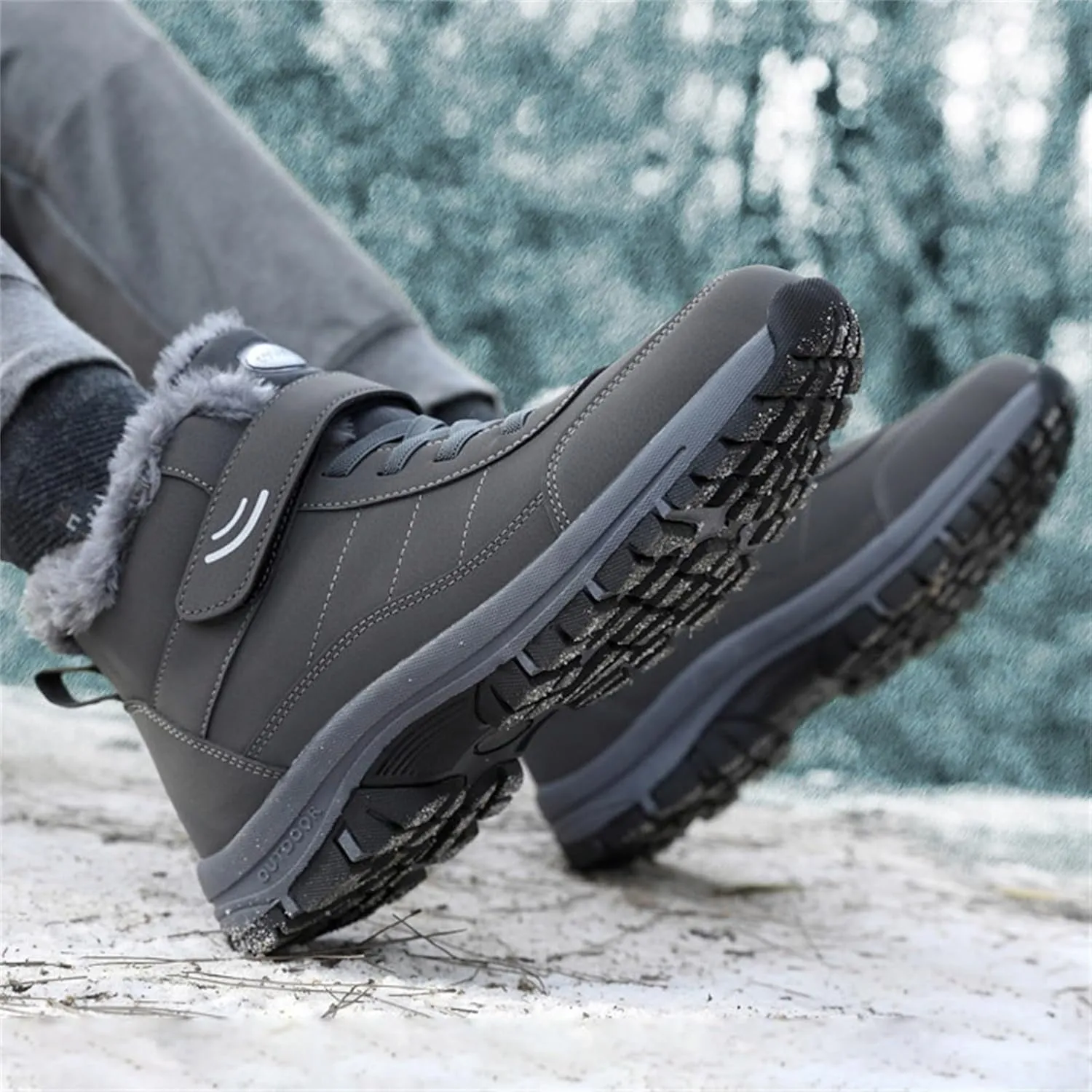 Work Boots for Men Waterproof Hiking Sneakers Shoes with Hook Loop Womens Working Shoes Insulated Waterproof Outdoor Shoes Lightweight Hike Grounded Footwear