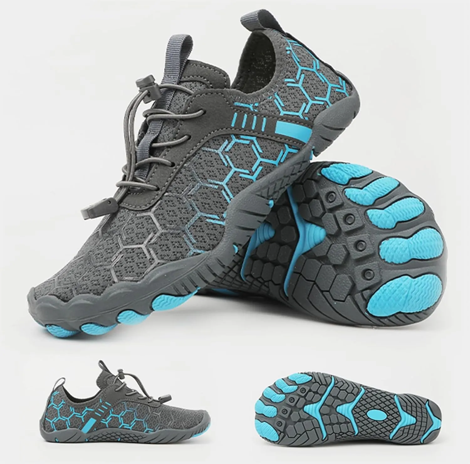 ZWRXW Hike 2025 Footwear Barefoot Shoes Women Wide Toe Box Hiking Shoes Healthy & Non-Slip Lightweight Breathable Barefoot Shoe Unisex
