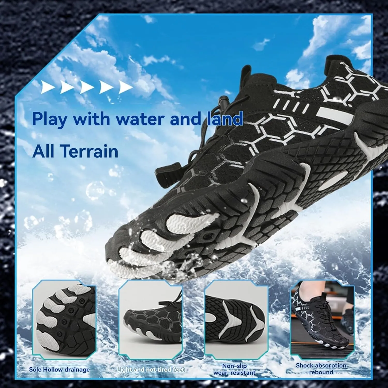 ZWRXW Hike 2025 Footwear Barefoot Shoes Women Wide Toe Box Hiking Shoes Healthy & Non-Slip Lightweight Breathable Barefoot Shoe Unisex