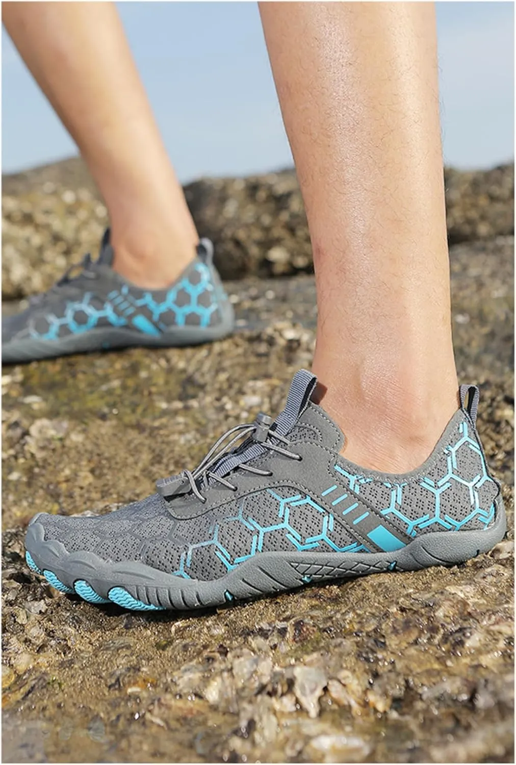 ZWRXW Hike 2025 Footwear Barefoot Shoes Women Wide Toe Box Hiking Shoes Healthy & Non-Slip Lightweight Breathable Barefoot Shoe Unisex